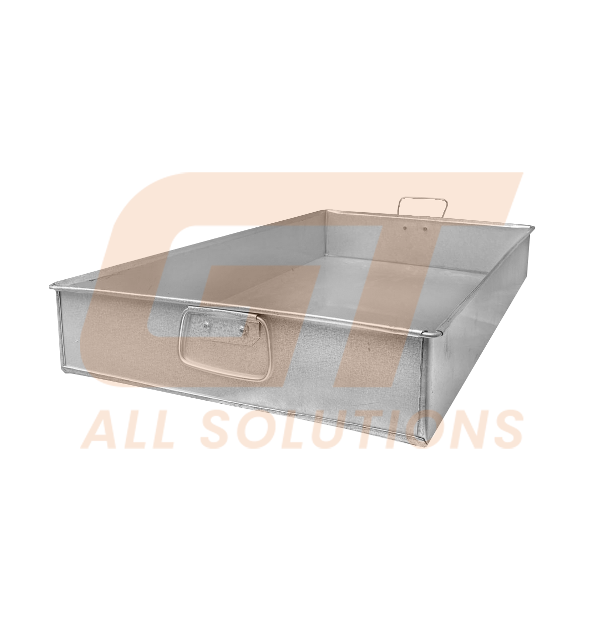 BANDEJA ANTIDERRAME METAL ALUZINC 50cm x 30cm x 10cm BAN-ME-04