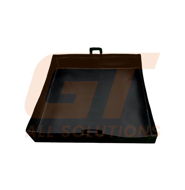 BANDEJA ANTIDERRAME HDPE 2MM 60X60X10CM DRUM-S-02