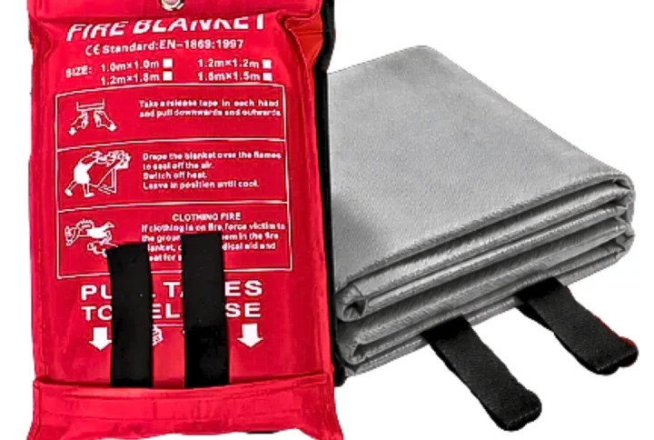 Manta Ignífuga Fire Blanket Fibra de Vidrio 1.5x1.5m